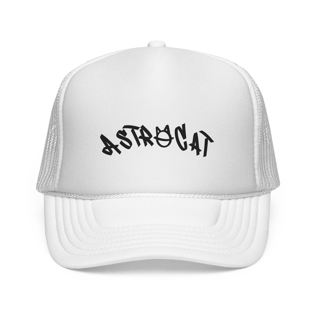 AstroCat Trucker Cap – Classic Mesh Snapback for Space Lovers
