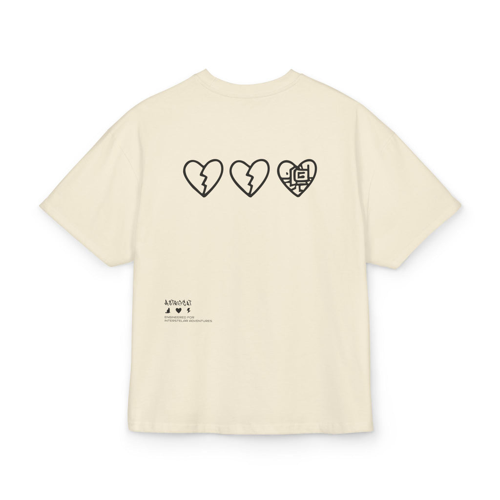 AstroCat Tech Schematic Tee - Vintage Black / Stone White