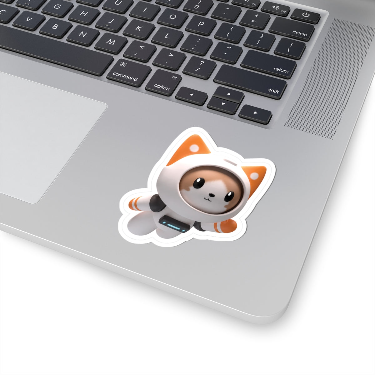 AstroCat - Cute Space Cat Vinyl Kiss-Cut Sticker for Laptops & Water Bottles