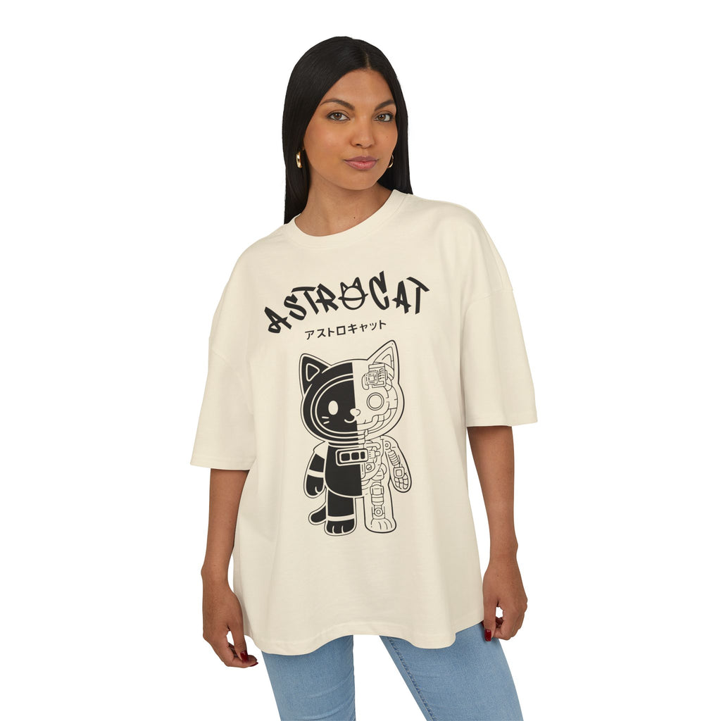 AstroCat Tech Schematic Tee - Vintage Black / Stone White