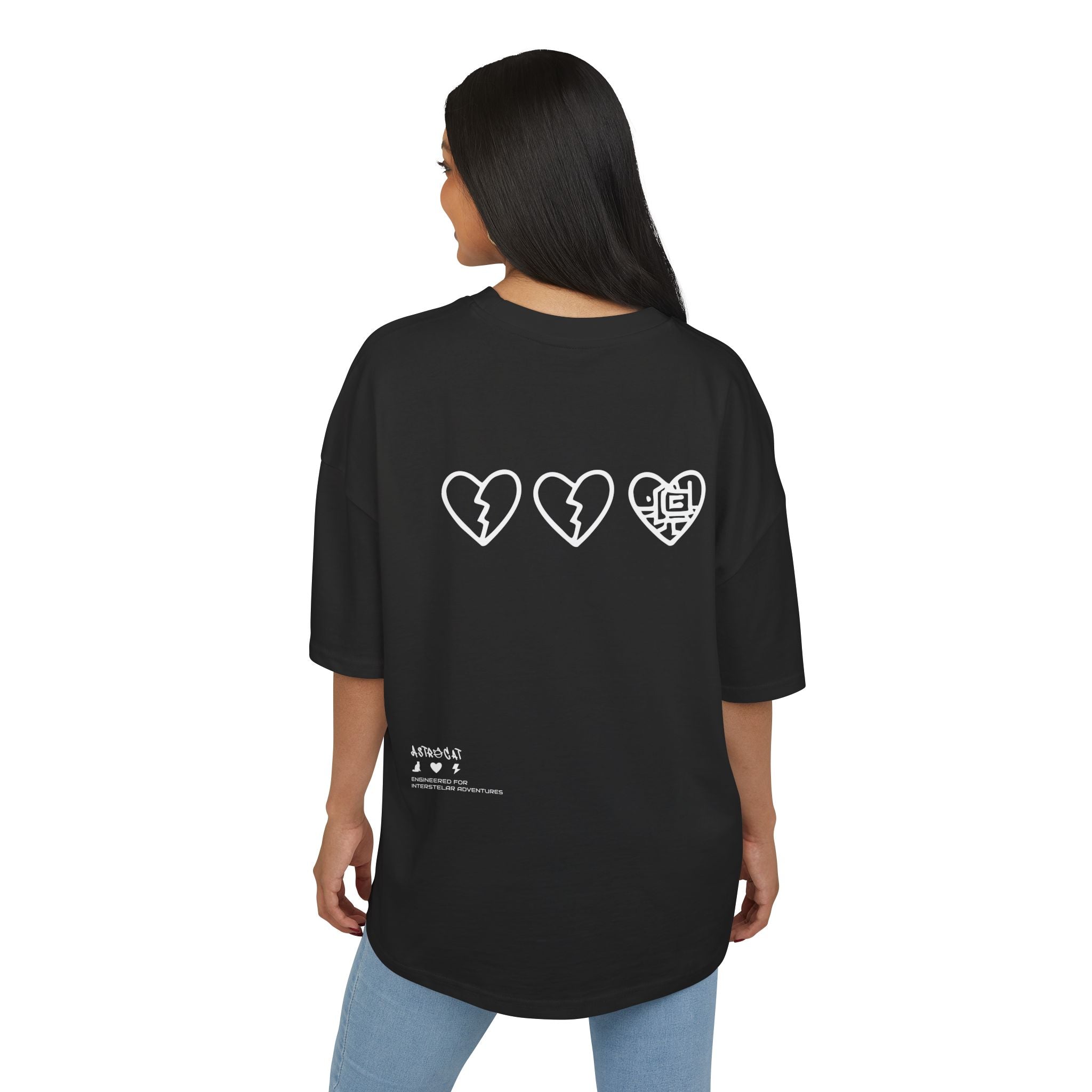 AstroCat Tech Schematic Tee - Vintage Black / Stone White